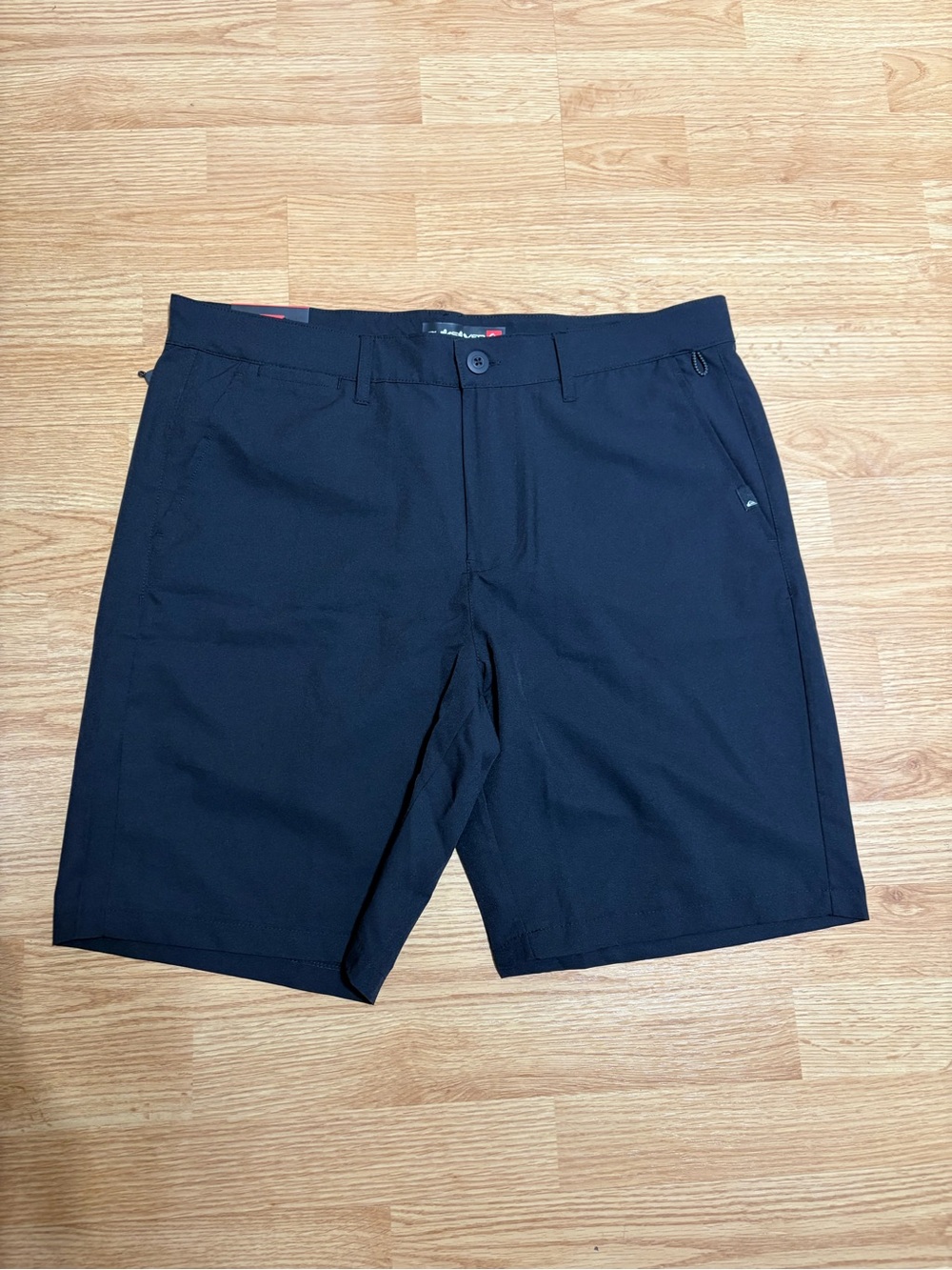 Quiksilver Men's black Flat Front Performance Shorts